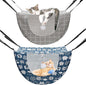 Unittype 2 Pieces Cat Cage Hammock Hanging Pet Bed Double Layer Soft Plush Hanging Pet Comfortable Hammock Bed for Indoor Kitten Ferret Hamster Rabbit or Small Animals, 2 Styles(Plaid)