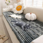 FUNNY FUZZY Pet Couch Covers for Sofa, Flannel Dog Couch Cover for Dogs Washable, Sofa Cover Furniture Protector Pet-Friendly Sofa Cover for Dogs & Kids (Dark Gray, 27.6"×82.7")