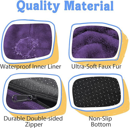 Orthopedic Dog Bed -XL Large Dog Beds with Washable Cover and Removable Bolsters Non-Slip Bottom & Waterproof Memory Foam Pet Couch Sofa for Large Size Dogs