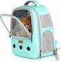 Lollimeow Pet Carrier Backpack, Bubble Backpack Carrier, Cats and Puppies,Airline-Approved, Designed for Travel, Hiking, Walking & Outdoor Use (Green)