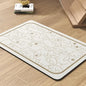 Pet Feeding Mat-Absorbent Dog Mat for Food and Water Bowl-No Stains Quick Dry Water Dispenser Mat-Dog Accessories Pet Supplies-Bowl for Messy Drinkers（FRAMEDOGS,23"x34"