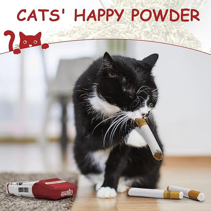 Nocciola 3 Pack Catnip Toys for Cats, Funny Cat Toys Filled with 100% Pure Organic Catnip, Safe Kitten Teething Chew and Kicker Toys, Stress Relieving Fun for Indoor Cats