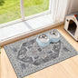 famibay Dog Food Mat, Absorbent Cat Dog Mats for Food and Water, No Stains Quick Dry Pet Cat Bowl Mats with Non Slip Backing, Boho Pet Feeding Mat for Floor Waterproof 12"x20"