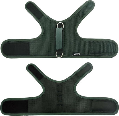 Kitty Harness and Leash for Walking Escape Proof Breathable Mesh Fabric, Solid Green, Small, Adjustable Cat Walking Jackets with Handle, Padded Stylish Cat Vest