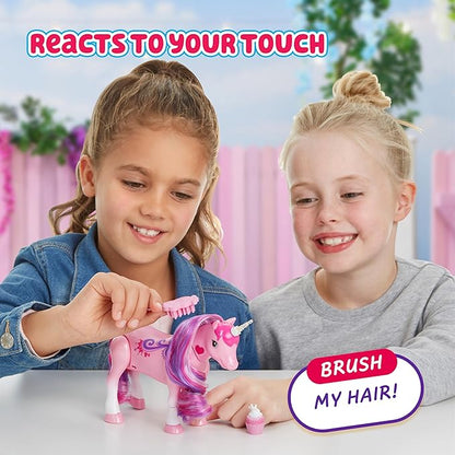 Little Live Pets Sparkles The Unicorn Toy, Musical Dancing Pony Toy with Light Up Rainbow Horns, Interactive Animal Toys for Kids of Ages 5+
