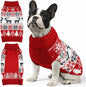 Dog Christmas Sweater, Soft Warm Pet Clothes Coat for Small Medium Large Dogs and Cats Boy Girl, Fall Cozy Holiday Turtleneck Knitting Collar Pullover Pup Outfit Costume for Thanksgiving New Year