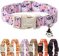 Halloween Dog Collar Cute Wizard Ghost Puppy Collar - Light Comfortable Adjustable Pet Collars for Small Medium Large Girl Boy Dogs S