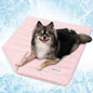 PetAmi Cooling Mat for Dog, Premium Pet Cooling Blanket for Crate Kennel, Indoor Cat Cool Sleeping Pad, Q-MAX Cold Sofa Couch Cover for Summer, Pink, Small (24x32)