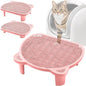 Litter Catching Step for Cat Litter Box, Litter Trap Stool for Automatic Litter Box Self Cleaning, Litter Collection Stairs, Litter Catcher Ramp for Old Geriatric Senior Cat or Kitten