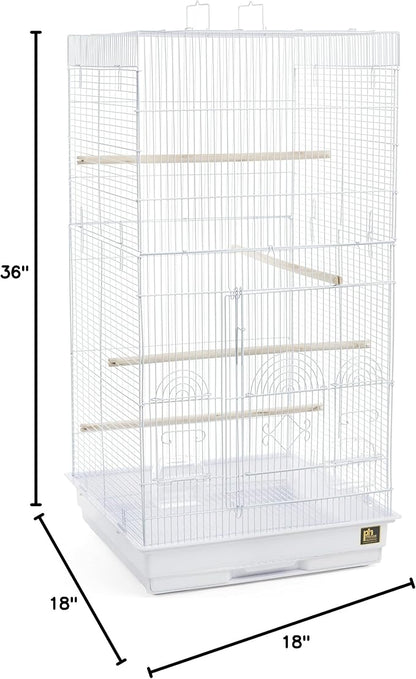 Prevue Pet Products SPECONO1818H-W Tall Tiel Cage, White