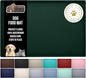 GORILLA GRIP 100% Waterproof Raised Edge BPA Free Silicone Pet Feeding Mat, Dog Cat Food Mats Contain Spills Protects Floors, Placemats for Cats and Dogs Water Bowl, Pets Accessories 16x10, Green