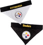 Pets First NFL Pittsburgh Steelers Reversible Bandana Size XX-Large for Dogs & Cats. 2 Sided Sports Bandana, Premium Embroidery Team Logo, Many NFL Teams Available
