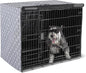 Amazon Basics Dog Cage Cover for 42-inch Wire Crates, Heavy-Duty with Zippered Panels