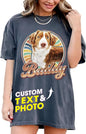 JIX & JOKY Custom Your Own Bootleg Rap Shirts with Dog Faces Custom Pet Shirt for Men Graphic Tshirt Gift Idea for Pet Lovers