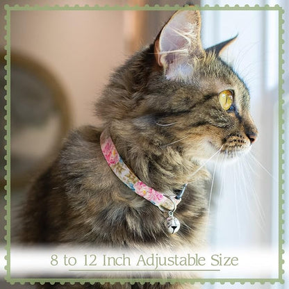 Country Brook Petz - Sky Mandala Cat Collar - Groovy Collection Featuring Far Out Designs