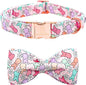 Lionheart Glory Easter Day Dog Collar with Bowtie for Large Dogs