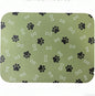 Pet Cat Dog Food Mat Non Slip Mat for Dog Water Bowl Mat Quick Dry Absorbent Cat Feeding Mat, 18.1 * 11.8 in, Green