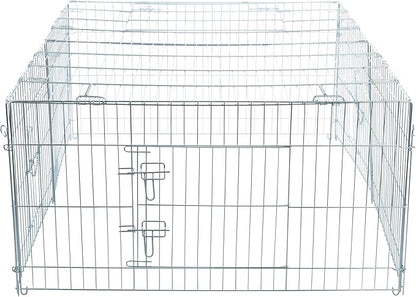 Trixie Rabbit Cage - 34 cu. ft., Outdoor Pen Extends Rabbit Hutch and Chicken Coops, Ideal for Small Animals, Bunny, Guinea Pigs, Chickens