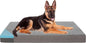 Orthopedic Memory Foam Dog Bed for Large Dogs, Cooling Dog Beds -Waterproof Pet Bed Mats for Crate with Removable Washable Cover,Ideal for Arthritic Dogs (47inch,110Lbs)