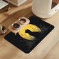Giner Cat Moon Pet Food Mat for Cats and Dogs–Christmas Stocking Absorbent Quick Dry Feeding Placemat, Non Slip Rubber Base, Waterproof Bowl Mat for Indoor Use, Pet Supplies 12"x20"