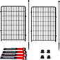 Dog Playpen Outdoor for Medium/Large Dogs 36'' High, 2 Add-On Heavy Duty Dog Playpen with Rustproof and Sturdy Stakes, 3ft Dog Fence for RV Camping