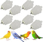 PINVNBY 8 PCS Bird Perches Calcium Parrot Perch Stand Bird Beak Grinding Stone Foot Claws Trimmer Parrot Chewing Toys Bird Cage Accessories for Budgie Cockatiel Conure Lovebird Finch