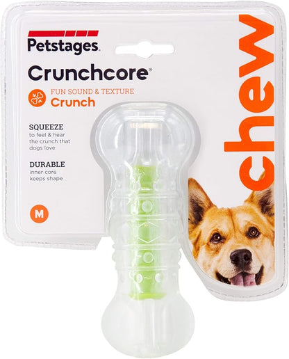 Petstages Crunchcore Bone Water Bottle Alternative Dog Chew Toy, Medium (Pack of 2)