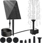 Solar Water Fountain for Bird Bath Solar Water Pump with Seperated Solar Panel 2.5w 5v Solar Powered Water Fountain for Small Pond Garden Water Feature Decoration