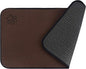 Sinland Microfiber Large Pet Food Mat Dog Feeding Mat Pet Bowl Mat with Anti-Skid Backing 21 Inch x 32 Inch Brown