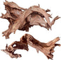 Jorewood Natural Aquarium Driftwood for Fish Tanks & Reptile Terrariums – Safe Fish Tank Decorations, Unique Twisted Branches 2-Piece 10-14 Inch Low Tannin, Easy to Sink