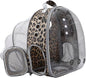 Cat Backpack Carrier Back Expandable Bubble Pet Carrier Backpack for Large Cat, Kitten and Dog, Designed for Hiking, Travelling and Outdoor Use (Back Expandable-Animal)