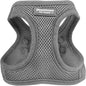 Downtown Pet Supply Step-in Dog Harness – No Pull, Adjustable Padded Mesh with Reflective Trim, Secure Buckle Strap – Comfortable & Breathable Small Dog Harness, XX-Small, Light Gray