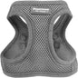 Downtown Pet Supply Step-in Dog Harness – No Pull, Adjustable Padded Mesh with Reflective Trim, Secure Buckle Strap – Comfortable & Breathable Small Dog Harness, Small, Light Gray