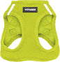 Best Pet Supplies Voyager Step-in Air Harness - All Weather Mesh, Reflective, No Pull Harness for Dogs, Cats - Secure with Hook & Loop Fastener, Buckle, Double D-Rings - Lime Green, XXXS