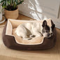 Orthopedic Medium Sized Dog Bed with Removable Washable Cover, Waterproof & Non-Slip Base, Cat Couch Sofa, Comfortable Pet Bed with Cooling/Warming, Dual-Layer Interior Padding, 28 Inch