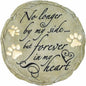Spoontiques - Garden Décor - No Longer by My Side Stepping Stone - Decorative Stone for Garden, 9.63" Diameter