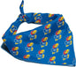 Kansas Jayhawks Officially Licensed Bandana for Dogs and Cats | Fits Pets Great Gift Idea | Easy-to-Tie (Small, 13")