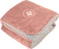 PETMAKER Dog Blanket - 60x70in Reversible Sherpa Blanket - Throw Blankets for Bed, Couch, Crate, or Car - Machine Washable Puppy Essentials (Pink)