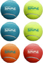 Outward Hound Squeaker Ballz – Squeaky Tennis Balls for Dogs Under 50 lbs, Interactive Dog Toy for Fetch & Training, Medium (2.5"), 6‑Pack