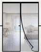 RELIANCER Magnetic Thermal Insulated Door Curtain,Waterproof EVA Door Cover,Fit Doors Size Up to 38"x80",Temperature Protection Insulated Doorway Curtain Partition,Patio Self-Closing Doors Net Screen