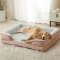 Orthopedic Dog Bed for Medium Dogs, Egg Crate Foam Bed for Medium Dogs, Equipped with Removable Waterproof Pillow Cover and Anti-Slip Bottom, Pet Bed