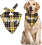 Custom Pet Scarf Personalized Dog Bandana with Name Personalized Add Your Text Bibs Triangle Head Scarfs Gift for Small Medium Large Dogs Cats Baby Puppy Pets Accessories