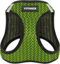 Best Pet Supplies Voyager Step-in Air Harness - All Weather Mesh, Reflective, No Pull Harness for Dogs, Cats - Secure with Hook & Loop Fastener, Buckle, Double D-Rings - Lime Green 2-Tone, S