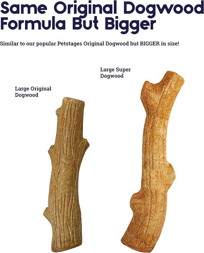 Outward Hound by Petstages Super Dogwood Durable Dog Chew Toy, Extra Small - Long Lasting Chew Stick Made with Real Wood - USA Made, XS