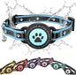 Airtag Cat Collar Breakaway, Reflective Cat Collar with AirTag Holder and Bell, Compatible with Apple Air Tag, Comfortable Padding, Adjustable, Durable (Blue, S)