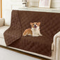hyha Waterproof Dog Blanket, Reversible Pet Bed Blanket, Soft Sofa Couch Cover for Dogs Washable, Waterproof Pet Couch Covers for Sofa Puppy Cats Furniture Protector(68"x82", Brown/Brown)