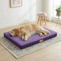 Patas Lague Orthopedic XL Dog Bed Large Sized Dog 42''X28'', Soft Waterproof Egg Crate Foam Large Pet Crate Beds Mat with Removable Washable Cover and Non-Slip Bottom, Purple