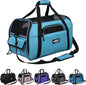 EliteField Soft Pet Carrier (3 Year Warranty, Airline Approved) Soft Sided Dog Puppy Cat Carrier Travel Bag (X-Large: 21" L x 12" W x 13" H, Sky Blue)