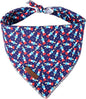 4th of July Dog Bandana, Patriotic Bandana for Small Medium Dog, Cute Patriotic Puppy Bandana, Cotton American Flag Pet Triangle Bid Scarf Kerchief for Girl Boy Dogs or Cats