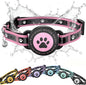 Airtag Cat Collar Breakaway, Reflective Cat Collar with AirTag Holder and Bell, Compatible with Apple Air Tag, Comfortable Padding, Adjustable, Durable (Pink, XS)
